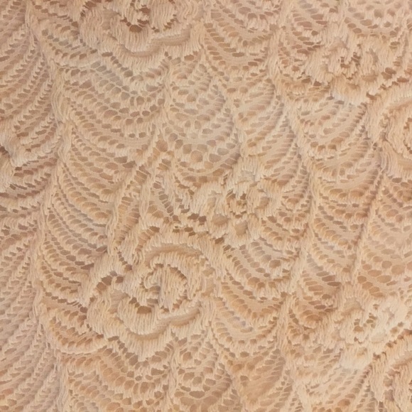 Daisy Fuentes KieKie Cream Lace Floral Midi Dress - Picture 3 of 5